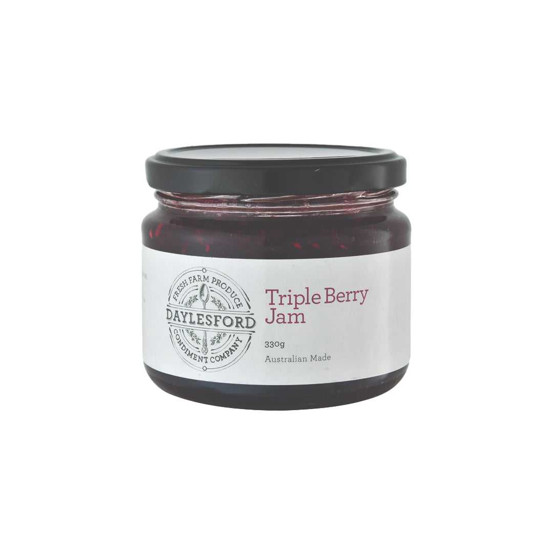 Daylesford Condiment triple berry jam (330g)