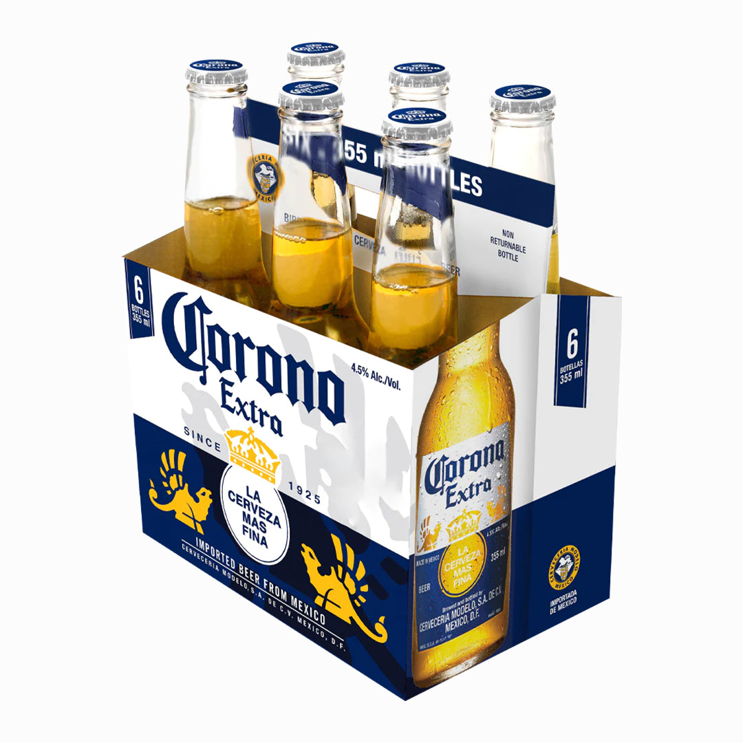 4 Corona Beer bottles (355ml each)