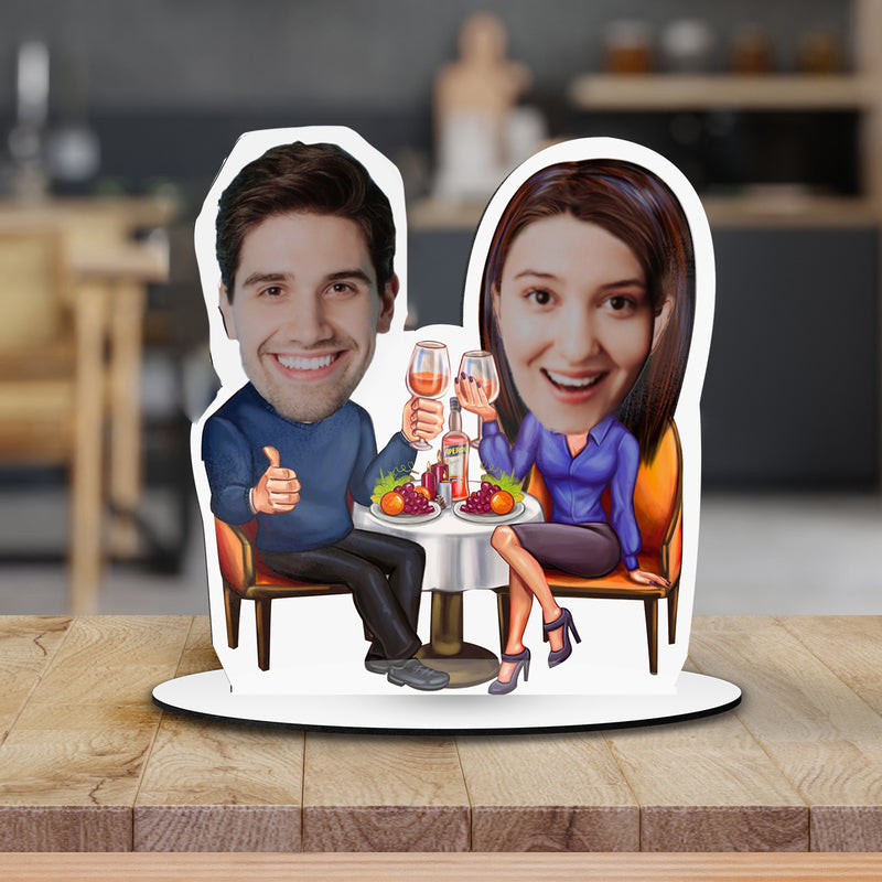 Bliss Baskets Emporio Personalised Caricatures - Couple