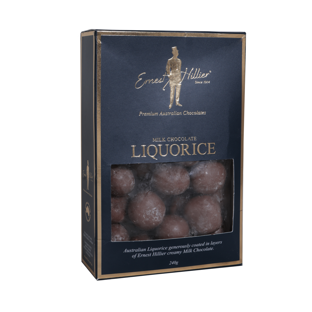 Ernest Hillier Milk Chocolate liquorice (200gr)